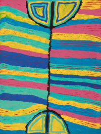 Aboriginal Artwork by Judy Napangardi Watson, Kurrkara Jukurrpa (Desert Oak Dreaming) - Mina Mina, 61x46cm