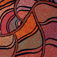 Aboriginal Artwork by Judy Miller, Ninuku Tjukurpa, 122x61cm
