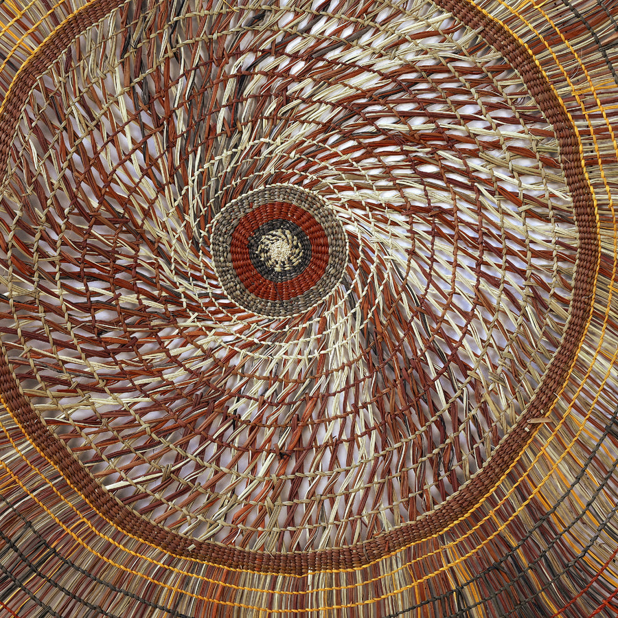 Aboriginal Artwork by Julie Bukandjarri Guyula - Woven Mat