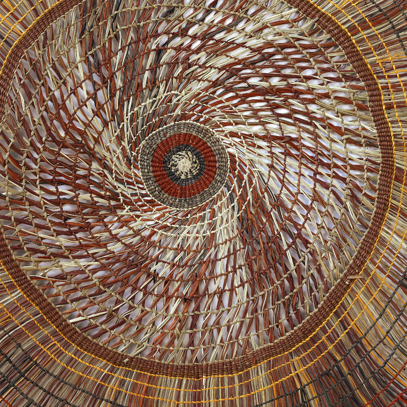 Aboriginal Artwork by Julie Bukandjarri Guyula - Woven Mat