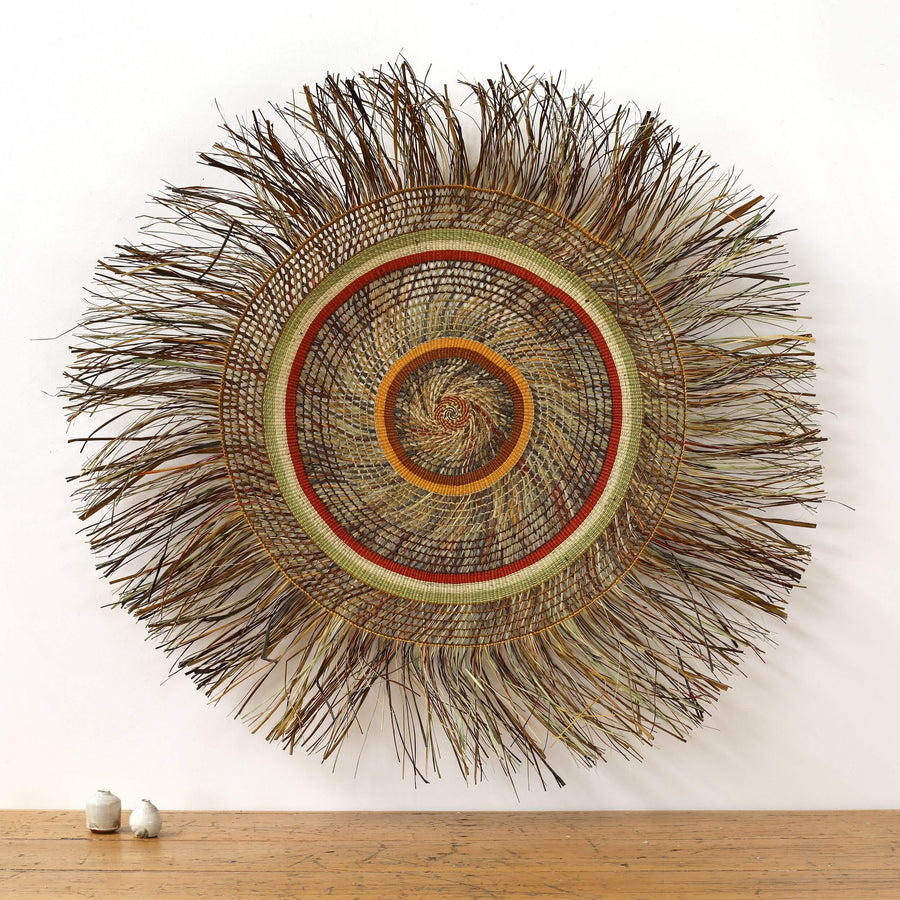 Aboriginal Artwork by Julie Bukandjarri Guyula - Woven Mat