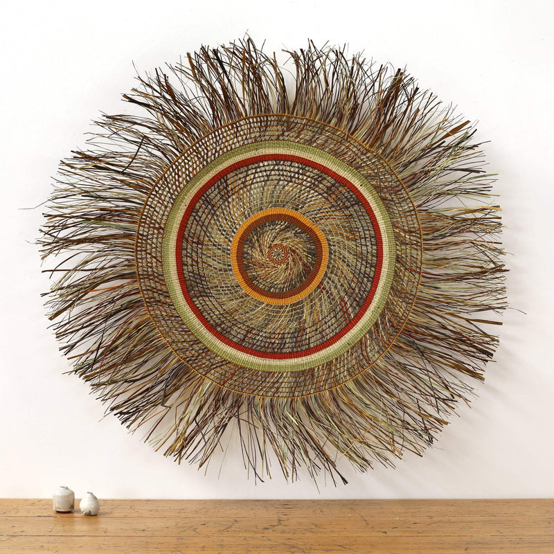 Aboriginal Artwork by Julie Bukandjarri Guyula - Woven Mat