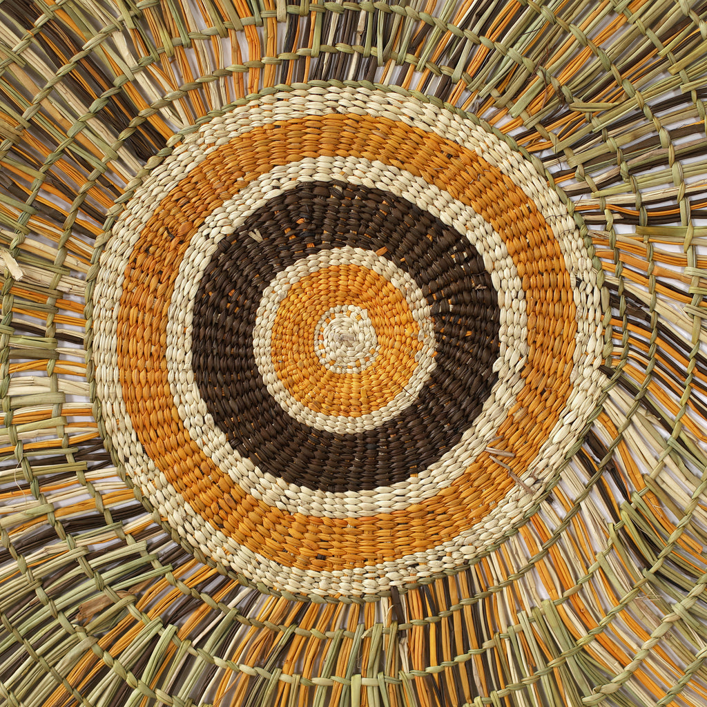 Aboriginal Artwork by Julie Bukandjarri Guyula - Woven Mat 180x140cm