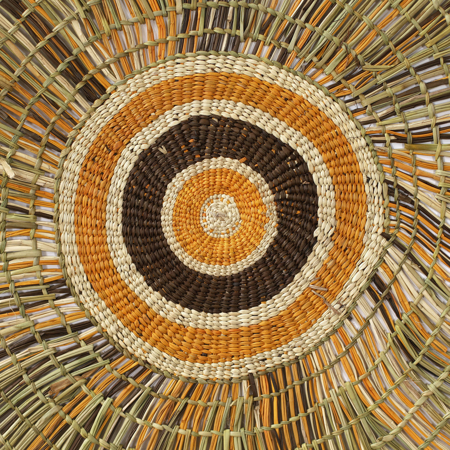 Aboriginal Artwork by Julie Bukandjarri Guyula - Woven Mat 180x140cm