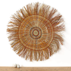 Aboriginal Art by Julie Ngurruwuthun - Woven Mat 110cm - ART ARK®