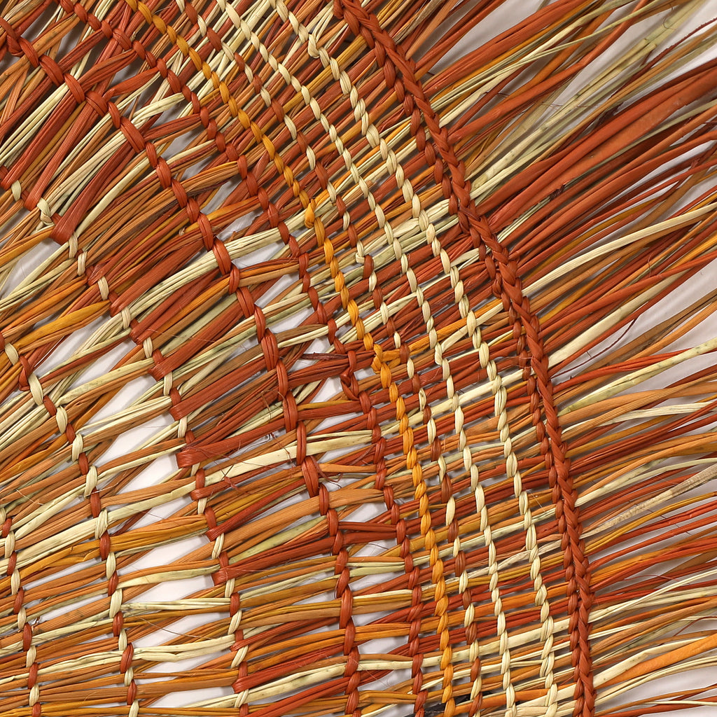 Aboriginal Artwork by Julie Ngurruwuthun - Woven Mat 110cm