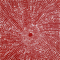 Aboriginal Artwork by Julie Nangala Robertson, Ngapa Jukurrpa (Water Dreaming) - Pirlinyarnu, 30x30cm