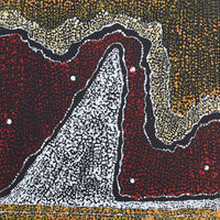 Aboriginal Art by Julie Nangala Robertson, Ngapa Jukurrpa (Water Dreaming) - Pirlinyarnu, 30x30cm - ART ARK®