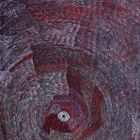 Aboriginal Artwork by Julie Nangala Robertson, Ngapa Jukurrpa (Water Dreaming) - Pirlinyarnu, 182x91cm
