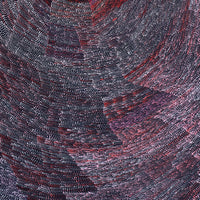 Aboriginal Artwork by Julie Nangala Robertson, Ngapa Jukurrpa (Water Dreaming) - Pirlinyarnu, 182x91cm