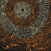 Aboriginal Artwork by Julie Nangala Robertson, Ngapa Jukurrpa (Water Dreaming) - Pirlinyarnu, 30x30cm