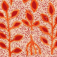 Aboriginal Artwork by Juliette Nampijinpa Brown, Ngapa Jukurrpa (Water Dreaming) - Mikanji, 61x30cm