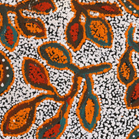 Aboriginal Artwork by Juliette Nampijinpa Brown, Ngapa Jukurrpa (Water Dreaming) - Mikanji, 61x30cm