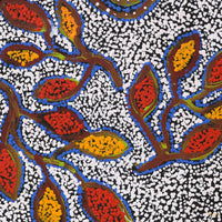 Aboriginal Artwork by Juliette Nampijinpa Brown, Ngapa Jukurrpa (Water Dreaming) - Mikanji, 76x46cm