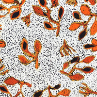 Aboriginal Artwork by Juliette Nampijinpa Brown, Ngapa Jukurrpa (Water Dreaming) - Mikanji, 122x46cm