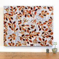 Aboriginal Artwork by Juliette Nampijinpa Brown, Ngapa Jukurrpa (Water Dreaming) - Mikanji, 76x61cm