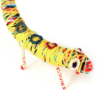 Aboriginal Artwork by Kanytjupai Armstrong - Tjanpi Tinka (lizard) Sculpture