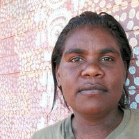 Aboriginal Artwork by Kara Napangardi Ross, Pamapardu Jukurrpa (Flying Ant Dreaming) - Warntungurru, 91x76cm