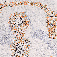 Aboriginal Artwork by Kara Napangardi Ross, Pamapardu Jukurrpa (Flying Ant Dreaming) - Warntungurru, 122x107cm