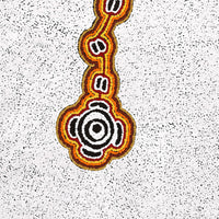Aboriginal Artwork by Kara Napangardi Ross, Pamapardu Jukurrpa (Flying Ant Dreaming) - Warntungurru, 122x61cm
