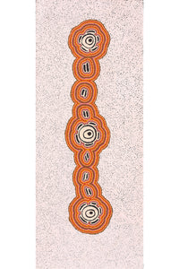 Aboriginal Artwork by Kara Napangardi Ross, Pamapardu Jukurrpa (Flying Ant Dreaming) - Warntungurru, 152x61cm - ART ARK®