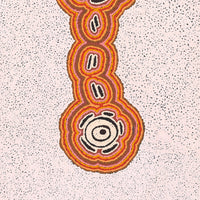 Aboriginal Artwork by Kara Napangardi Ross, Pamapardu Jukurrpa (Flying Ant Dreaming) - Warntungurru, 152x61cm