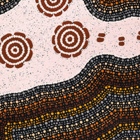 Aboriginal Artwork by Kara Napangardi Ross, Pamapardu Jukurrpa (Flying Ant Dreaming) - Warntungurru, 61x46cm