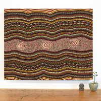 Aboriginal Artwork by Kara Napangardi Ross, Pamapardu Jukurrpa (Flying Ant Dreaming) - Warntungurru, 76x61cm