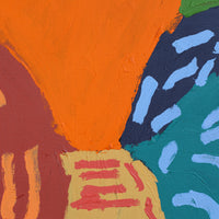 Aboriginal Artwork by Karen Napaljarri Barnes, 122x91cm