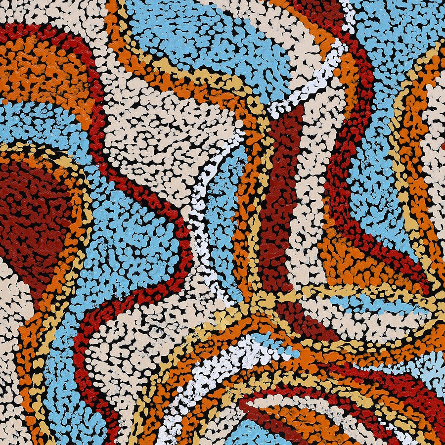 Aboriginal Artwork by Karen Hatch, Walka Wiru Ngura Wiru, 77x62cm