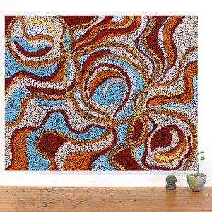 Aboriginal Artwork by Karen Hatch, Walka Wiru Ngura Wiru, 77x62cm - ART ARK®