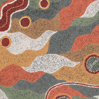Aboriginal Artwork by Karen Norman, Kungkarangkalpa (Seven Sisters Story), 91x61cm