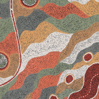 Aboriginal Artwork by Karen Norman, Kungkarangkalpa (Seven Sisters Story), 91x61cm
