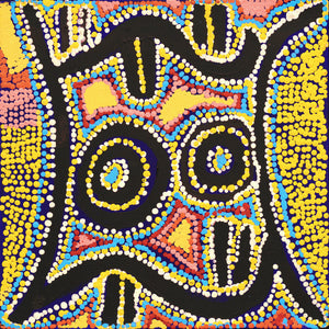 Aboriginal Art by Karen Napaljarri Barnes, Mina Mina Jukurrpa - Ngalyipi, 30.5x30.5cm - ART ARK®