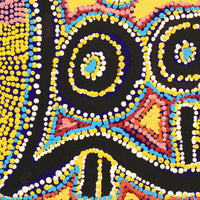 Aboriginal Artwork by Karen Napaljarri Barnes, Mina Mina Jukurrpa - Ngalyipi, 30.5x30.5cm