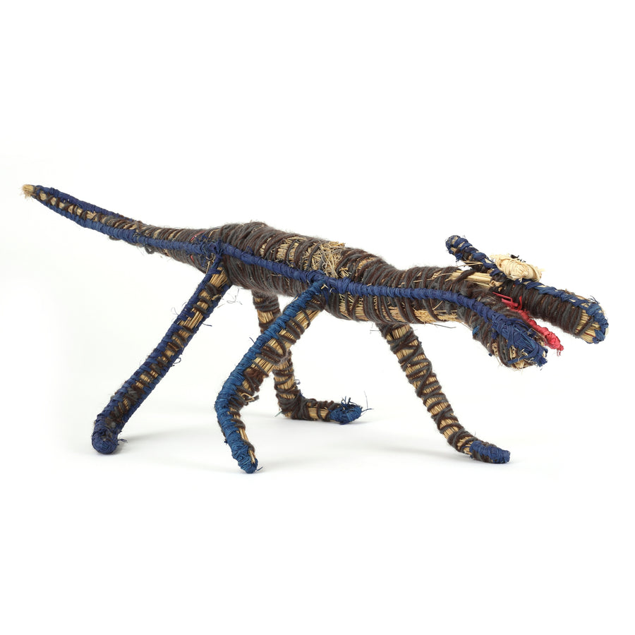 Aboriginal Artwork by Kathy Roberts - Papa (dog) Sculpture