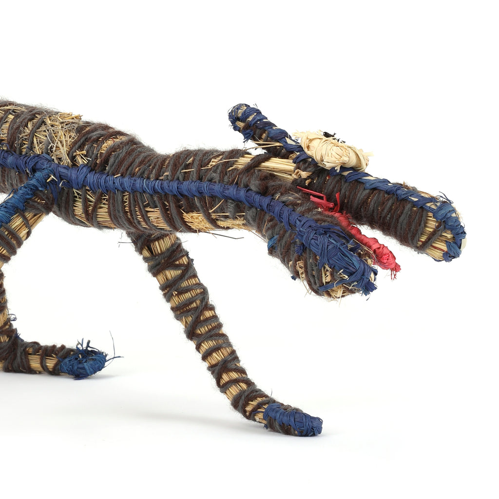Aboriginal Artwork by Kathy Roberts - Papa (dog) Sculpture
