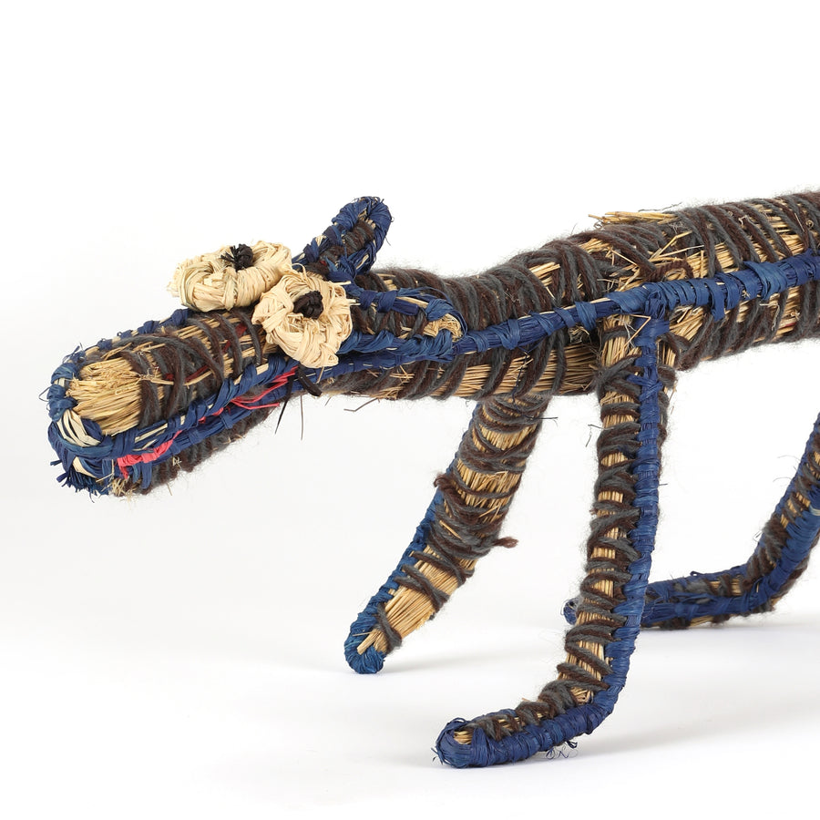 Aboriginal Artwork by Kathy Roberts - Papa (dog) Sculpture
