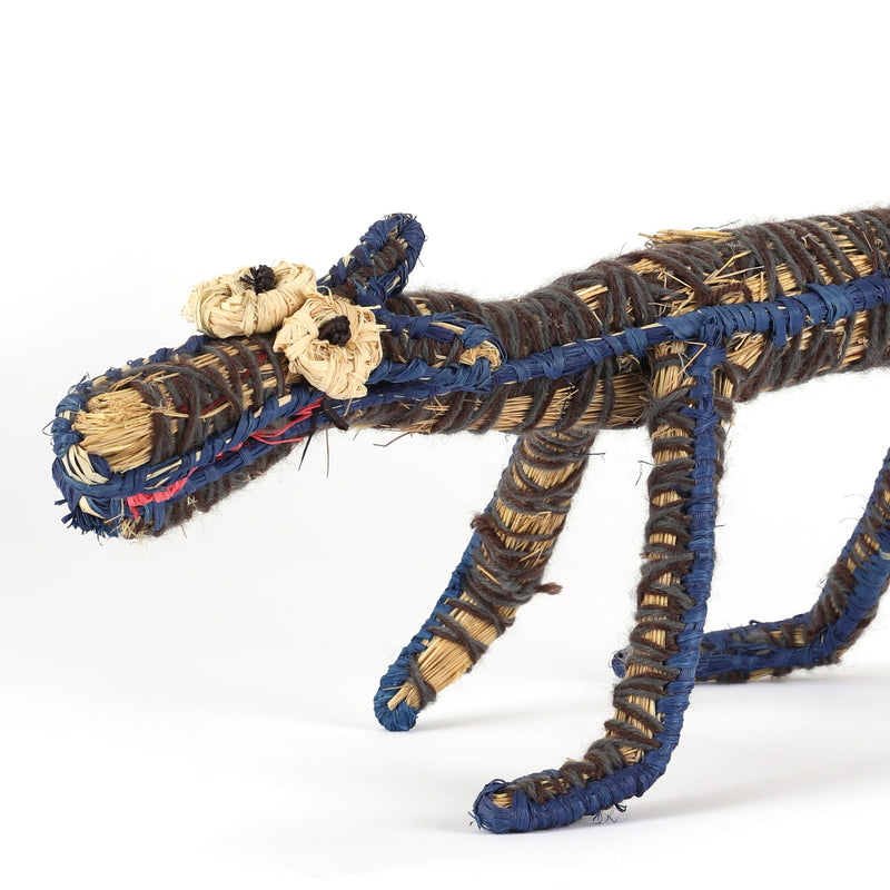 Aboriginal Artwork by Kathy Roberts - Papa (dog) Sculpture