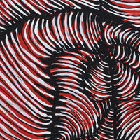 Aboriginal Artwork by Kaylisha Napaljarri Ross, Ngatijirri Jukurrpa (Budgerigar Dreaming), 30x30cm