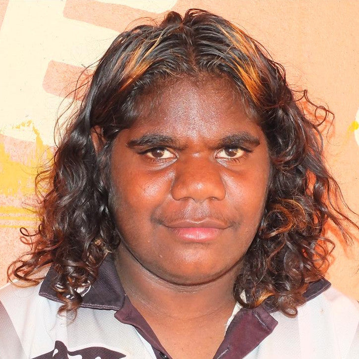 Aboriginal Artwork by Kaylisha Napaljarri Ross, Ngatijirri Jukurrpa (Budgerigar Dreaming), 30x30cm