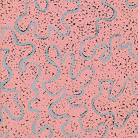 Aboriginal Artwork by Kelly-Anne Nungarrayi Gibson, Ngapa Jukurrpa (Water Dreaming) - Puyurru, 91x30cm