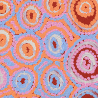 Aboriginal Artwork by Kelly Napangardi Michaels, Mina Mina Jukurrpa, 30x30cm