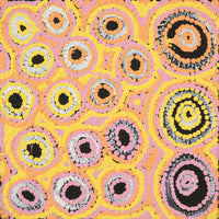 Aboriginal Artwork by Kelly Napangardi Michaels, Mina Mina Jukurrpa, 30x30cm