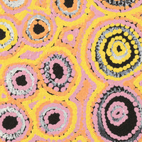 Aboriginal Artwork by Kelly Napangardi Michaels, Mina Mina Jukurrpa, 30x30cm