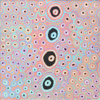 Aboriginal Artwork by Kelly Napangardi Michaels, Lappi Lappii, 76x76cm