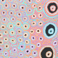 Aboriginal Artwork by Kelly Napangardi Michaels, Lappi Lappii, 76x76cm