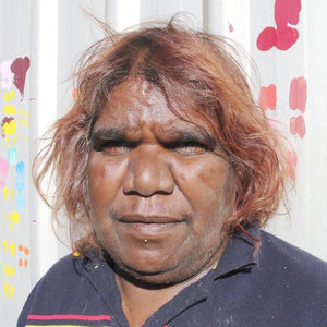Aboriginal Artwork by Kelly Napanangka Michaels, Mina Mina Dreaming - Ngalyipi, 61x46cm - ART ARK®