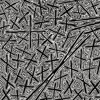 Aboriginal Artwork by Kenneth Jungarrayi Martin, Ngatijirri Jukurrpa (Budgerigar Dreaming), 107x91cm