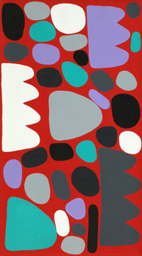 Aboriginal Artwork by Keturah Zimran, Puli Puli - Rocks, 90x50cm